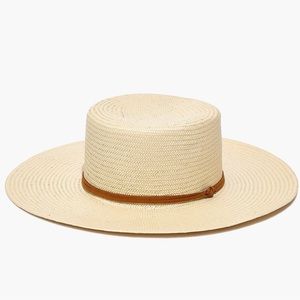 Madewell x Biltmore Straw Boater Hat